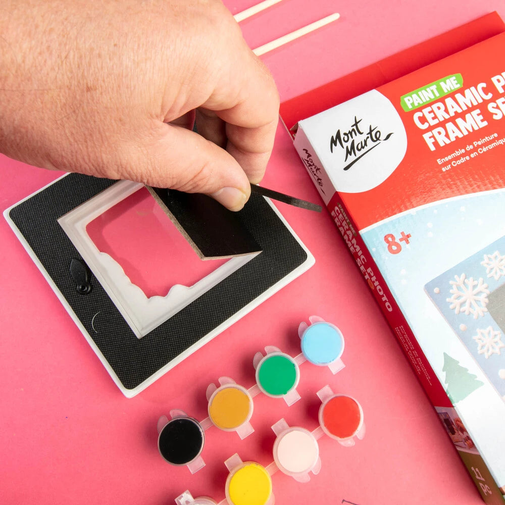 Paint Me - Ceramic Photo Frame - Snowman Mont Marte