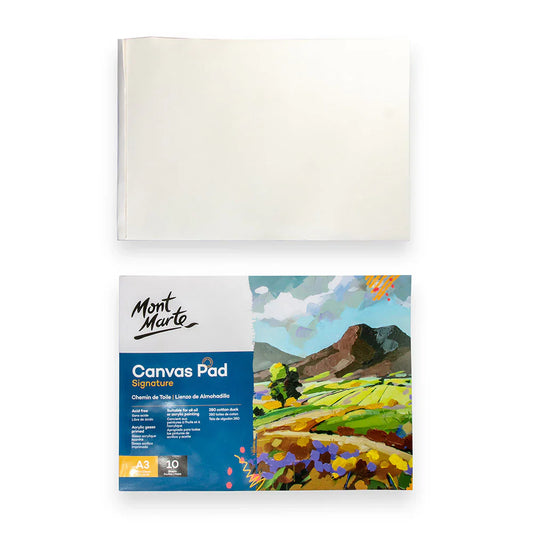 Canvas Pad Signature 10 Sheet A3 (11.7 x 16.5in) - Glowish