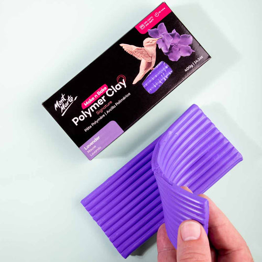Make n Bake Polymer Clay Signature 400g - Lavender Mont Marte