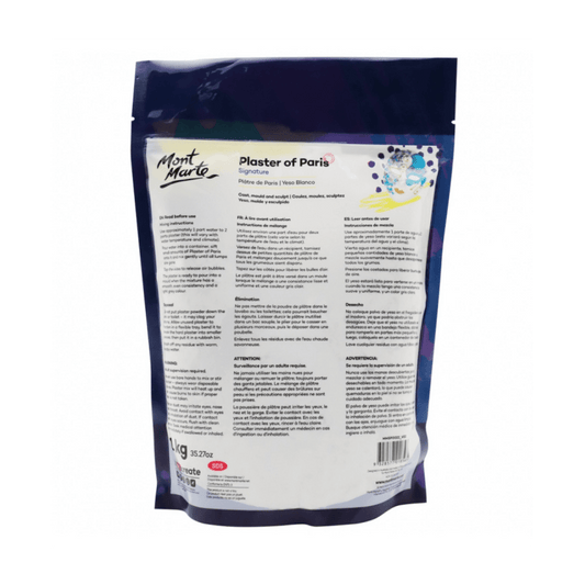 Plaster of Paris 1kg - Mont Marte - Glowish