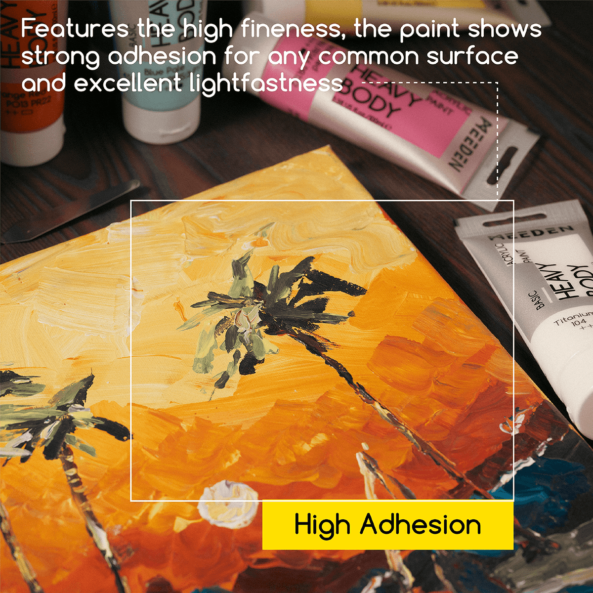 MEEDEN heavy body acrylic paint set 24 x 60ml tubes