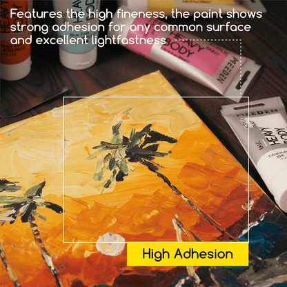 MEEDEN heavy body acrylic paint set 24 x 60ml tubes