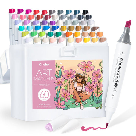 Ohuhu Kaala B 60 Illustration Tones alcohol markers
