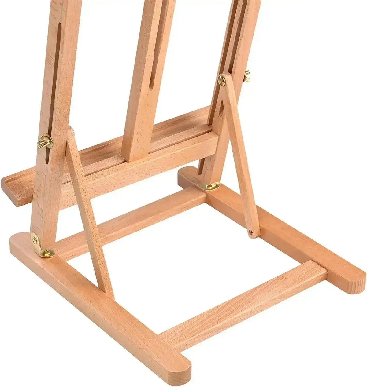 MEEDEN Large Table Easel in natural beechwood, folded flat for storage