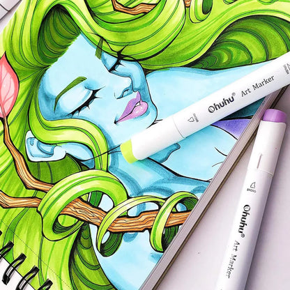 Ohuhu 8.9x8.3 marker pad size and specifications