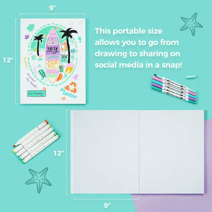 Ohuhu Marker Pad 9x12 size and specifications