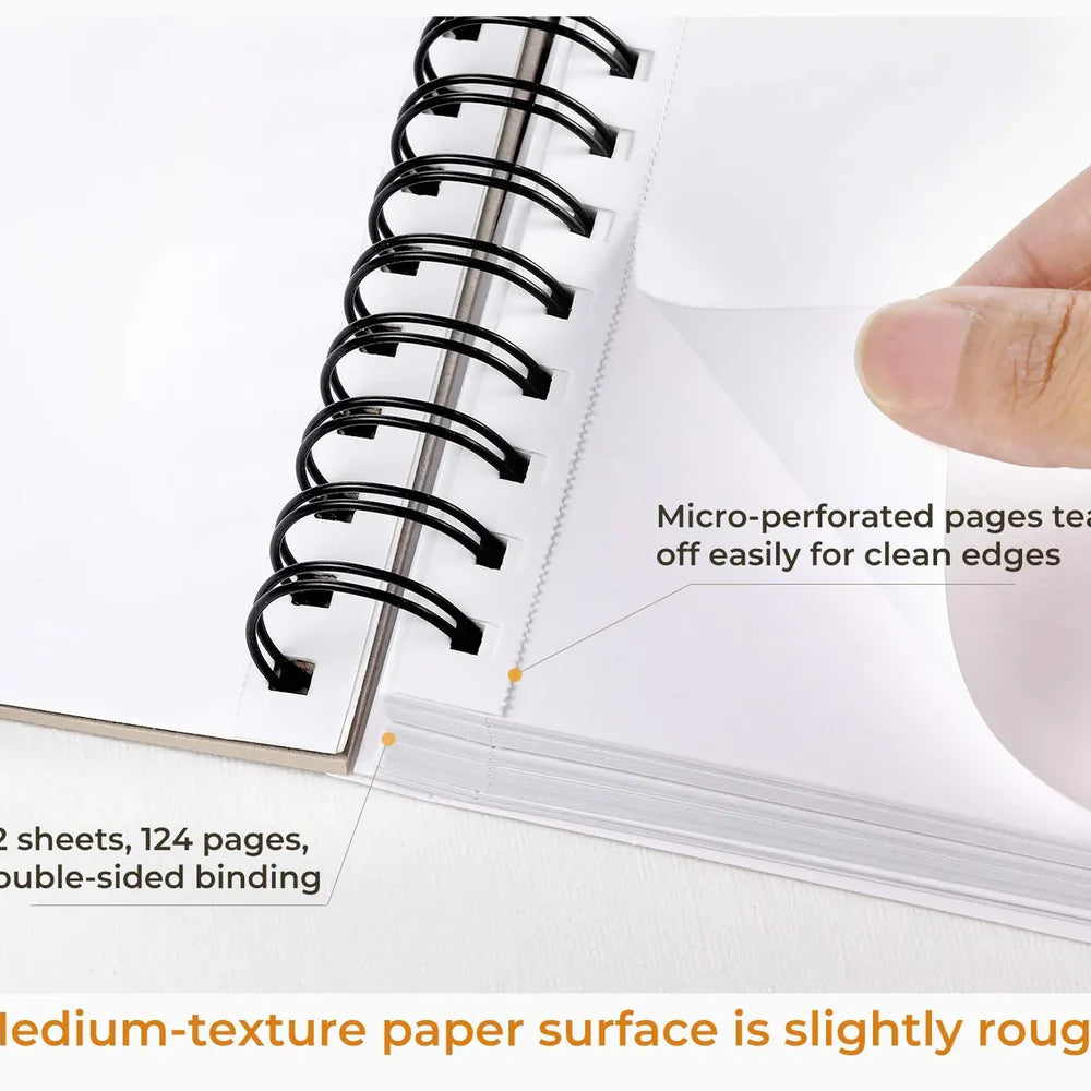 Ohuhu Mix Media Pad 10x7.6 FSC Certified paper detail