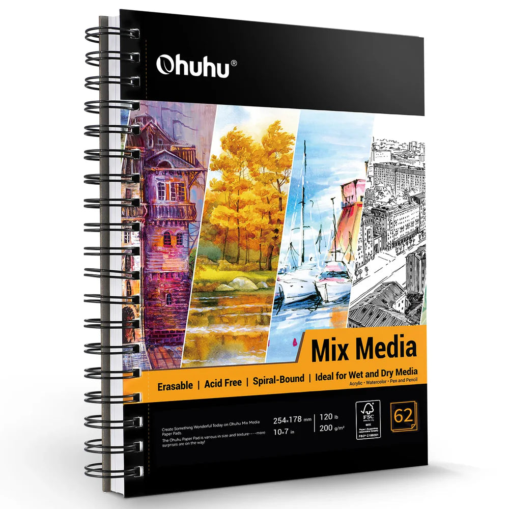 Ohuhu Mix Media Pad 10x7.6 FSC Certified