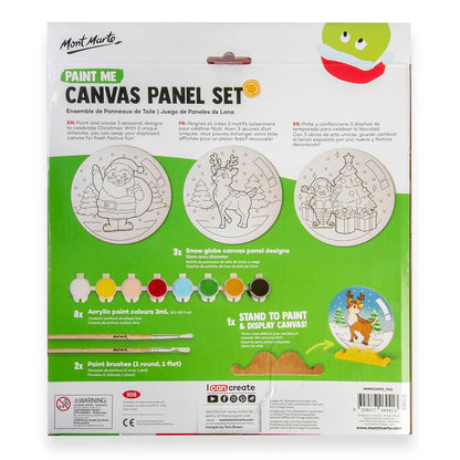 Paint Me - Canvas Panels Set - Christmas Mont Marte
