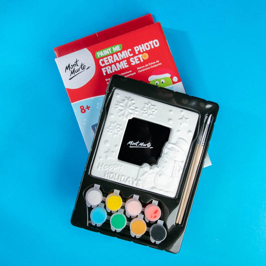 Paint Me - Ceramic Photo Frame - Snowman Mont Marte