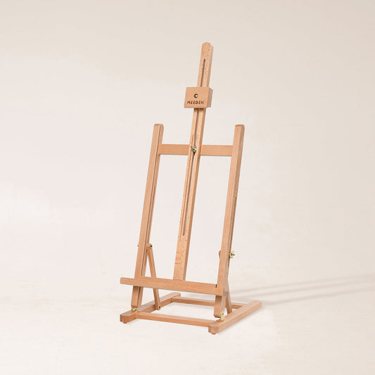 MEEDEN Large Table Easel in natural beechwood, folded flat for storage