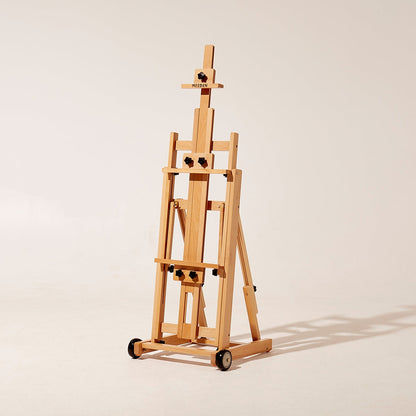 MEEDEN Studio Versatile H-Frame Easel in natural beechwood
