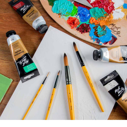 Acrylic Brushes Signature 4pc - Mont Marte