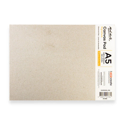 Canvas Pad 10 Signature Sheet A5 (5.8 x 8.3in) - Mont Marte - Glowish