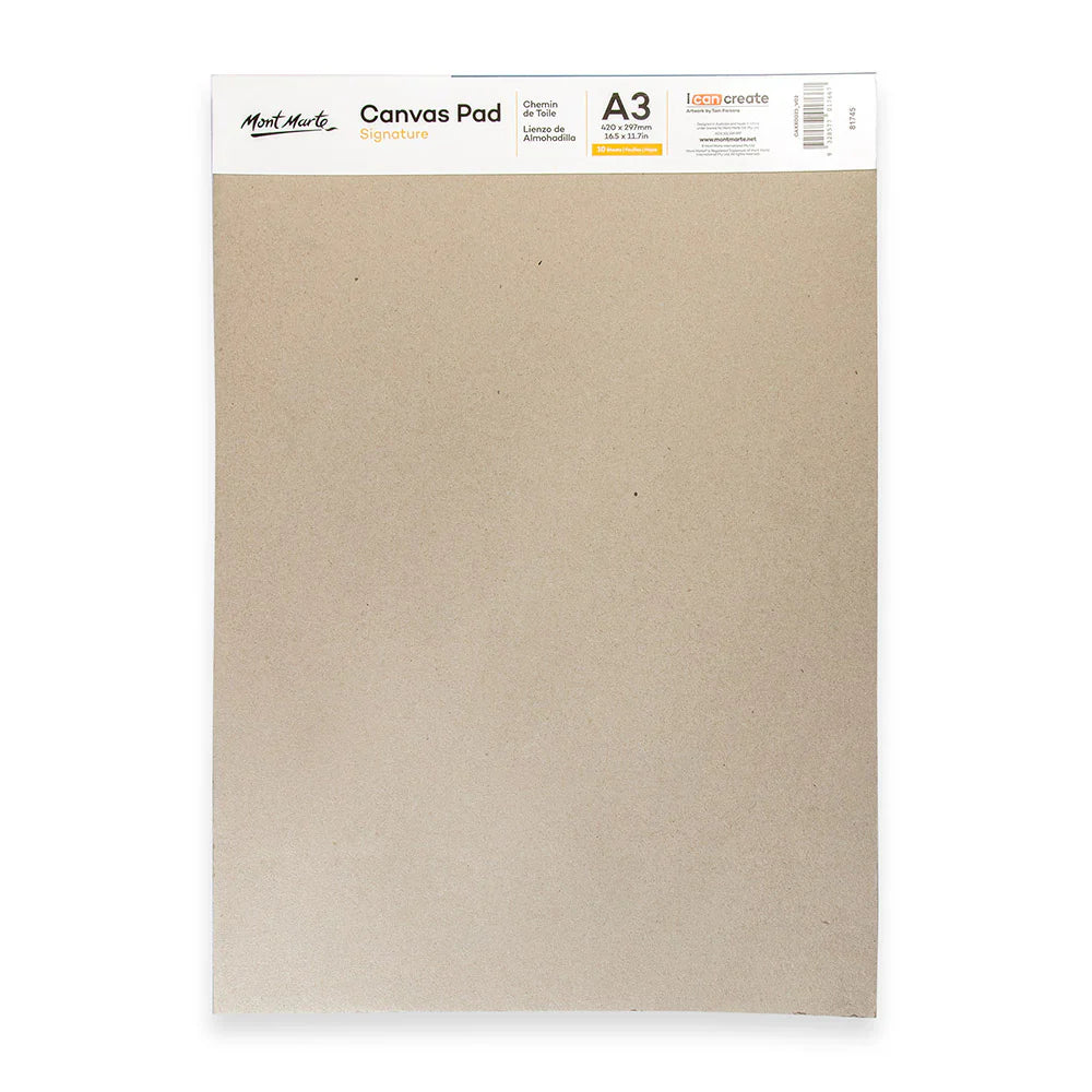 Canvas Pad Signature 10 Sheet A3 (11.7 x 16.5in) - Glowish