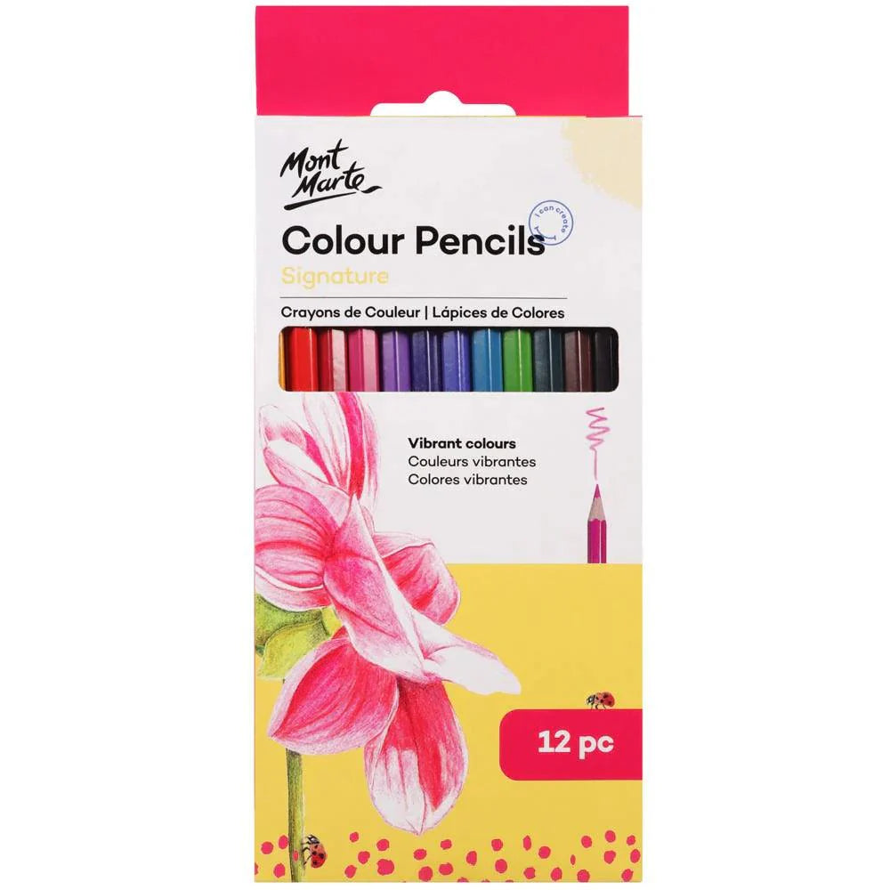 Colour Pencils Signature 12pc - Mont Marte