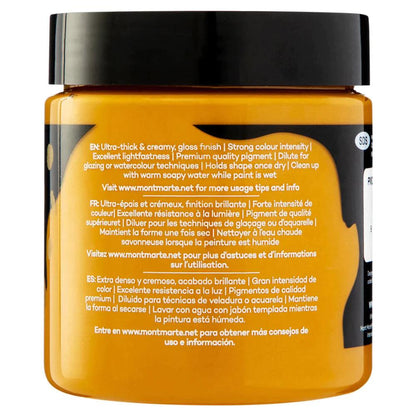 Dimension Acrylic Paint 250ml Pot - Raw Sienna - Mont Marte - Glowish