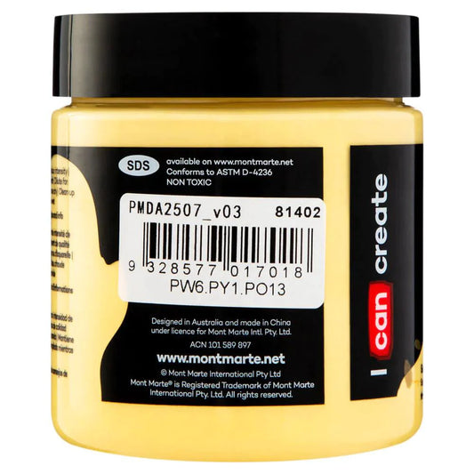 Dimension Acrylic Paint 250ml Pot - Sand - Mont Marte - Glowish