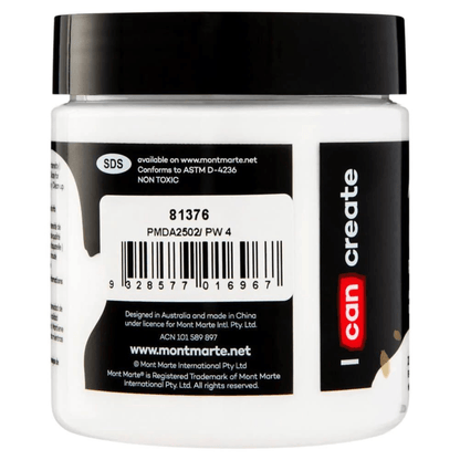 Dimension Acrylic Premium 250ml (8.5 US fl.oz) - Zinc White - Mont Marte - Glowish