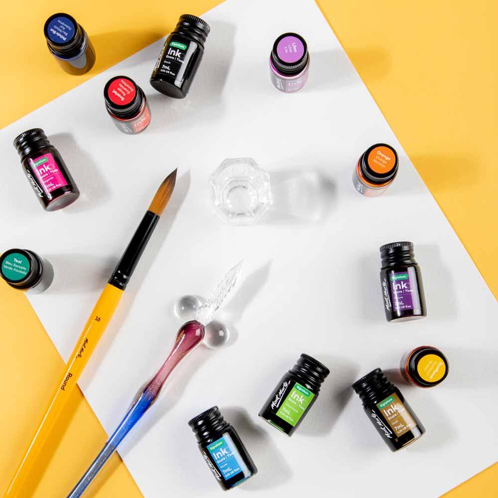 Drawing Ink Set Signature 16pc - Mont Marte - ArtSupplies.nz