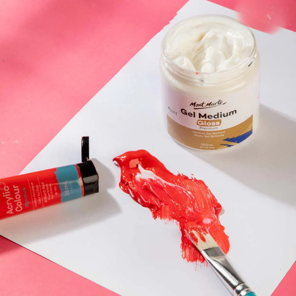 Gloss Gel Medium Premium 250ml - Mont Marte