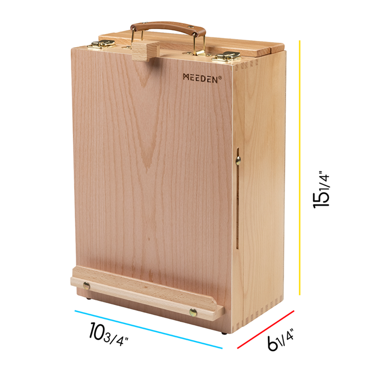 MEEDEN Wood Sketchbox Easel with storage drawers