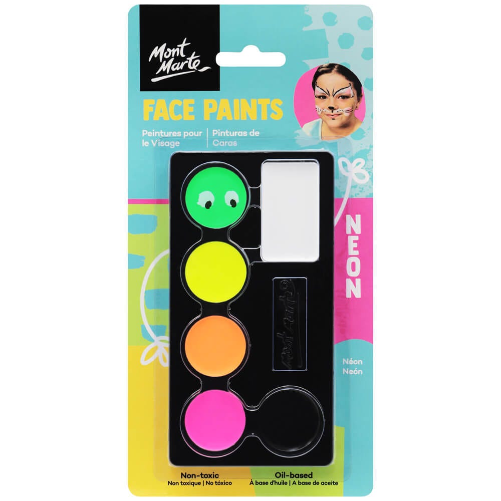 Kids Face Painting Set - Neon - Mont Marte
