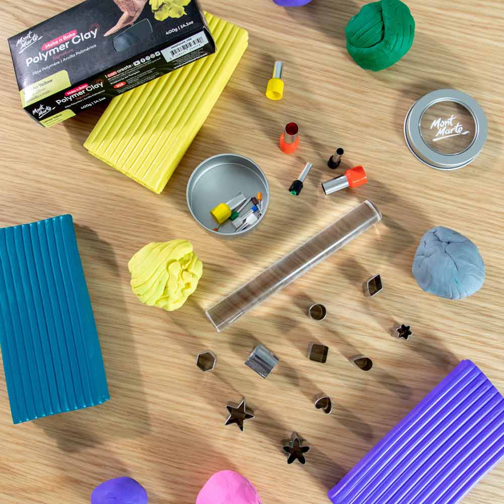 Make N Bake Polymer Clay Signature 400g (14.1oz) - Teal Mont Marte