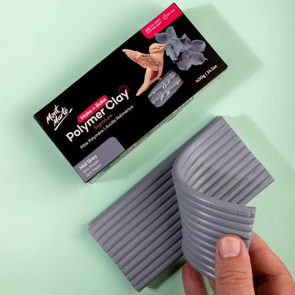 Make n Bake Polymer Clay Signature 400g - Mid Grey Mont Marte