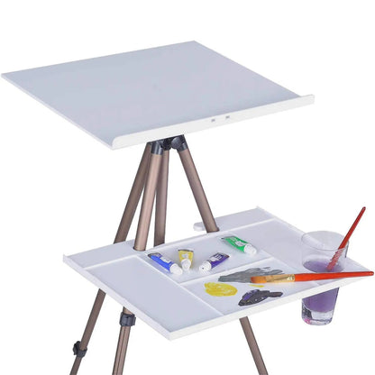 MEEDEN field easel fitted with drawing board, palette and cup holder