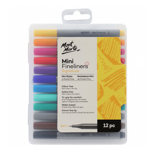 Mini Fineliner Marker 12pce - Glowish