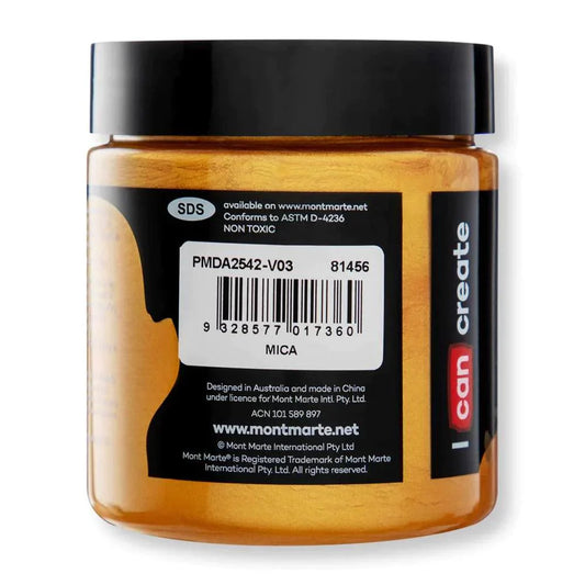 Dimension Acrylic Paint 250ml Pot- Gold - Mont Marte - Glowish