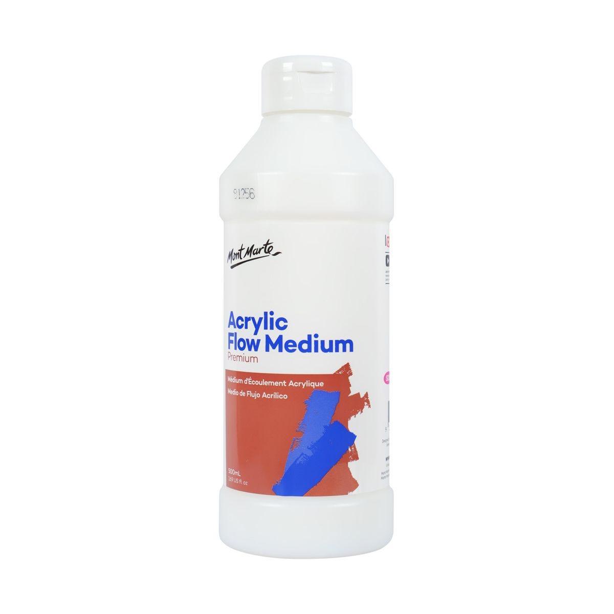 Mont Marte Acrylic Flow Medium Premium 500ml (16.9oz) - Glowish
