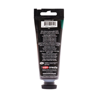 Mont Marte Dimension Acrylic Premium 75ml Tube - Viridian - Glowish