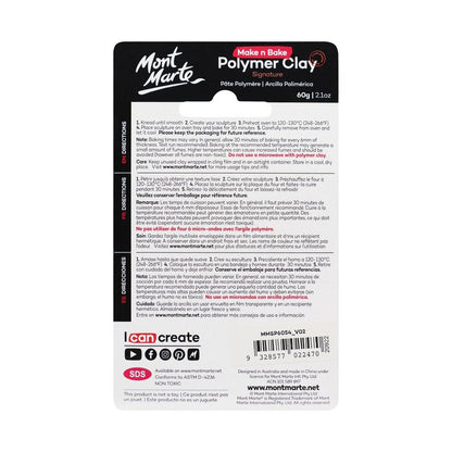 Mont Marte Make n Bake Polymer Clay Signature 60g - Tangerine - Glowish