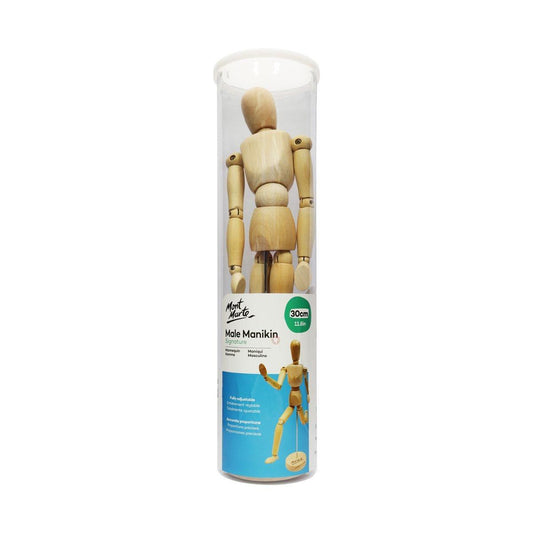 Mont Marte Male Manikin Signature 30cm (22.9in) - Glowish
