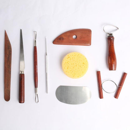 Mont Marte Pottery Tool Kit 10pcs - Glowish