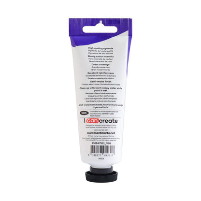 Mont Marte Satin Acrylic Paint Tube 75ml - Gold - ArtSupplies.nz