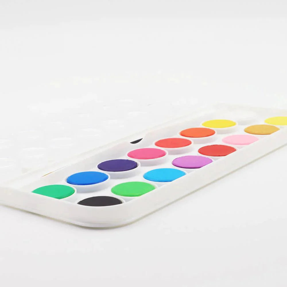 Watercolour Cake 17pc Signature Paint Set - Mont Marte - Glowish