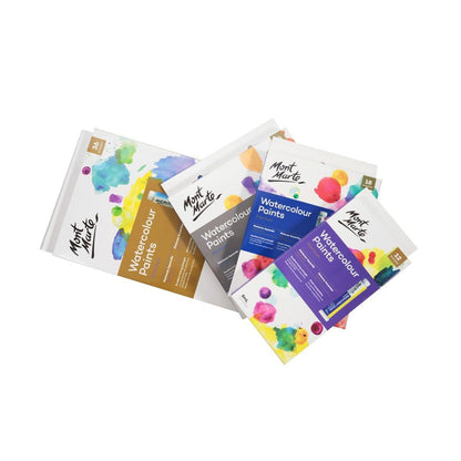 Mont Marte Watercolor Paints Premium 12pcs x 8ml (0.3oz) - Glowish