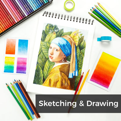 Ohuhu Halawa Series 72 Colours Oil-based Coloured Pencils