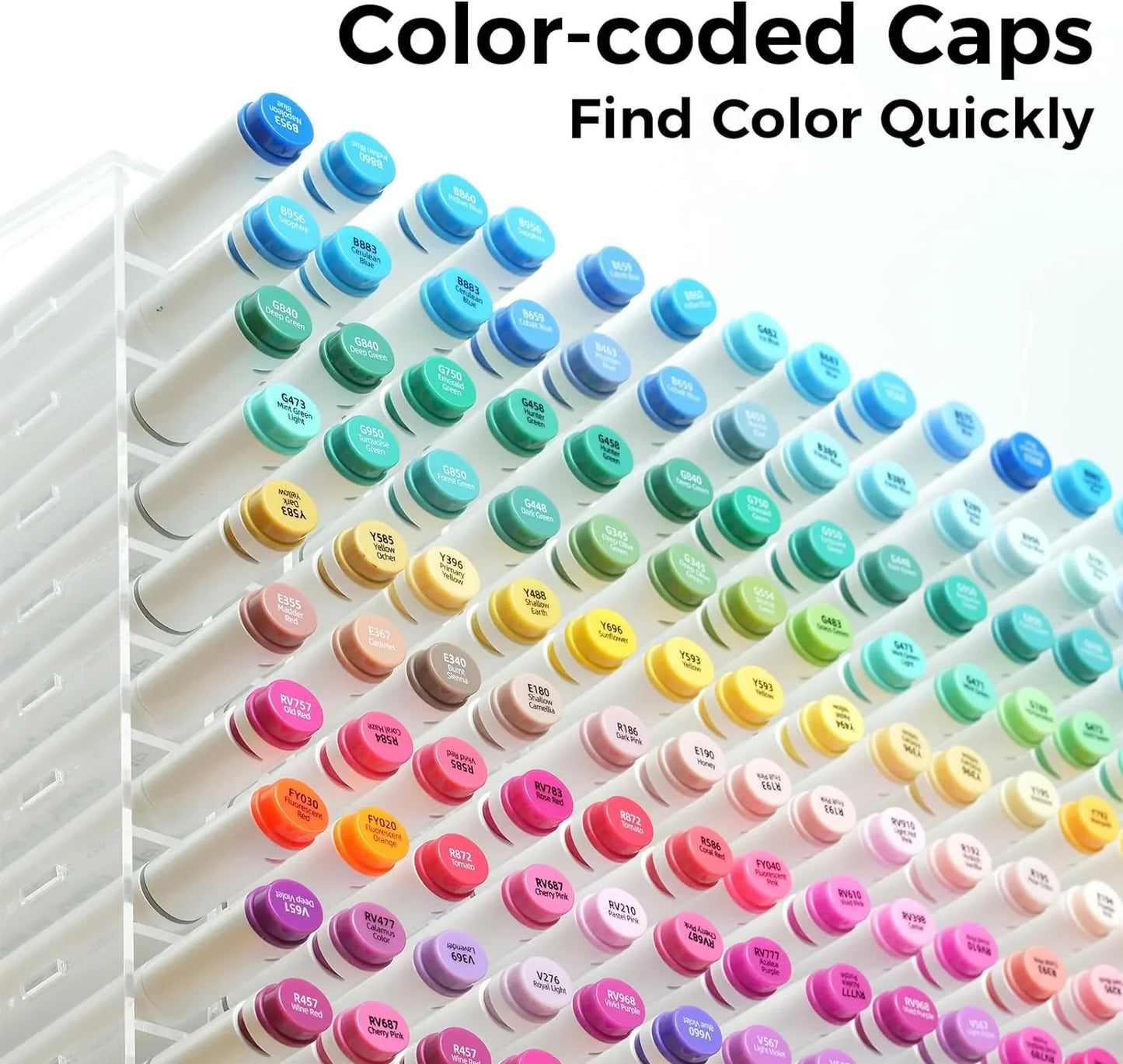Ohuhu Oahu 80 Colours Dual Tip Alcohol Art Markers