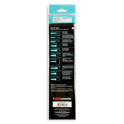 Oil Brushes Signature 6pc - Mont Marte - Glowish