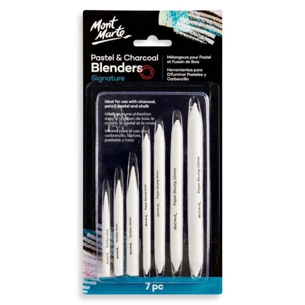 Pastel & Charcoal Blenders Signature 7pc - Mont Marte