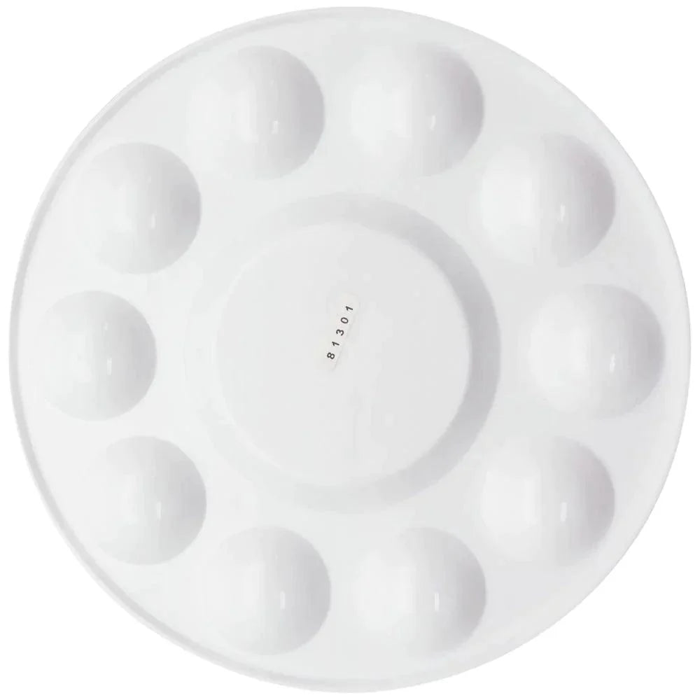 Round Plastic Palette Discovery 17cm (6.7in) - Mont Marte - Glowish