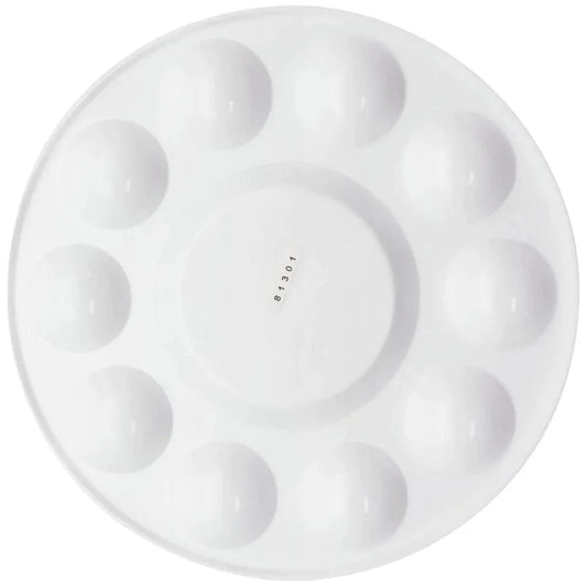 Round Plastic Palette Discovery 17cm (6.7in) - Mont Marte - Glowish