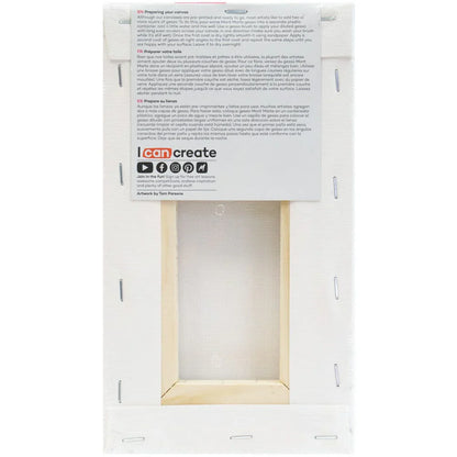Single Thick Canvas Signature 22.9 x 12.7cm (9 x 5in) - Mont Marte - Glowish