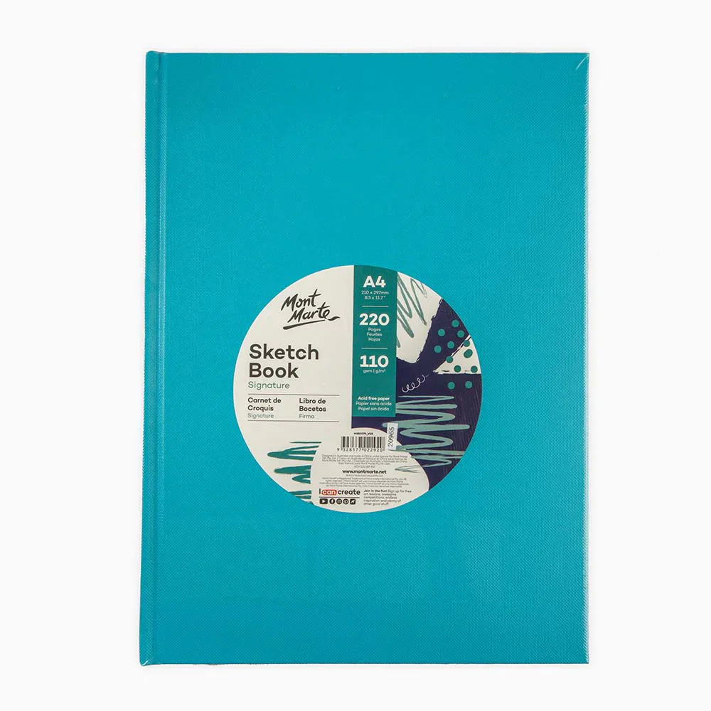 Sketch Book Signature A4 220 Pages 110gsm - Glowish