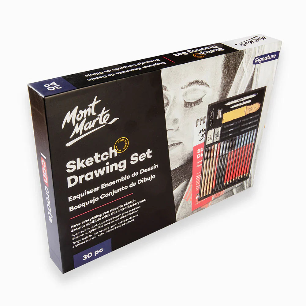 Sketch Drawing Set Signature 30pc - Mont Marte - Glowish