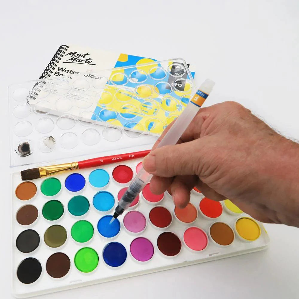 Water Brush Set Signature 3pc - Mont Marte - ArtSupplies.nz